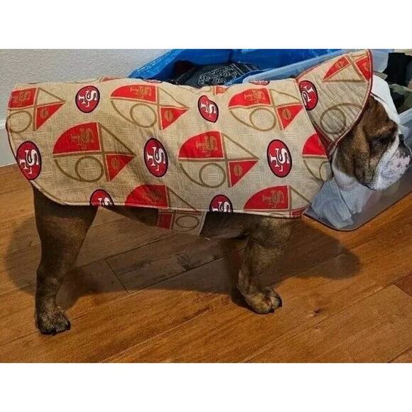 Custom San Francisco 49ers NFL Football Dog Vest Jacket Bulldog Large - Picture 1 of 6